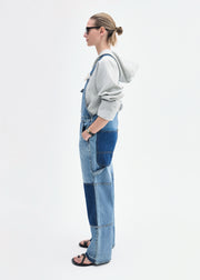 Patchwork Denim Overall - Indigo - CO Collections